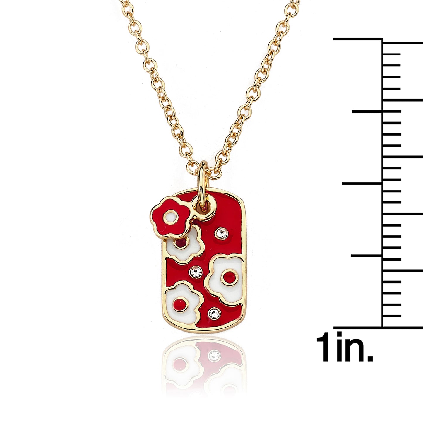 Girl's ID Flower Necklace