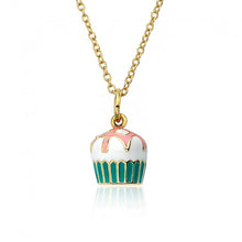 Vanilla Cupcake Pendant Necklace