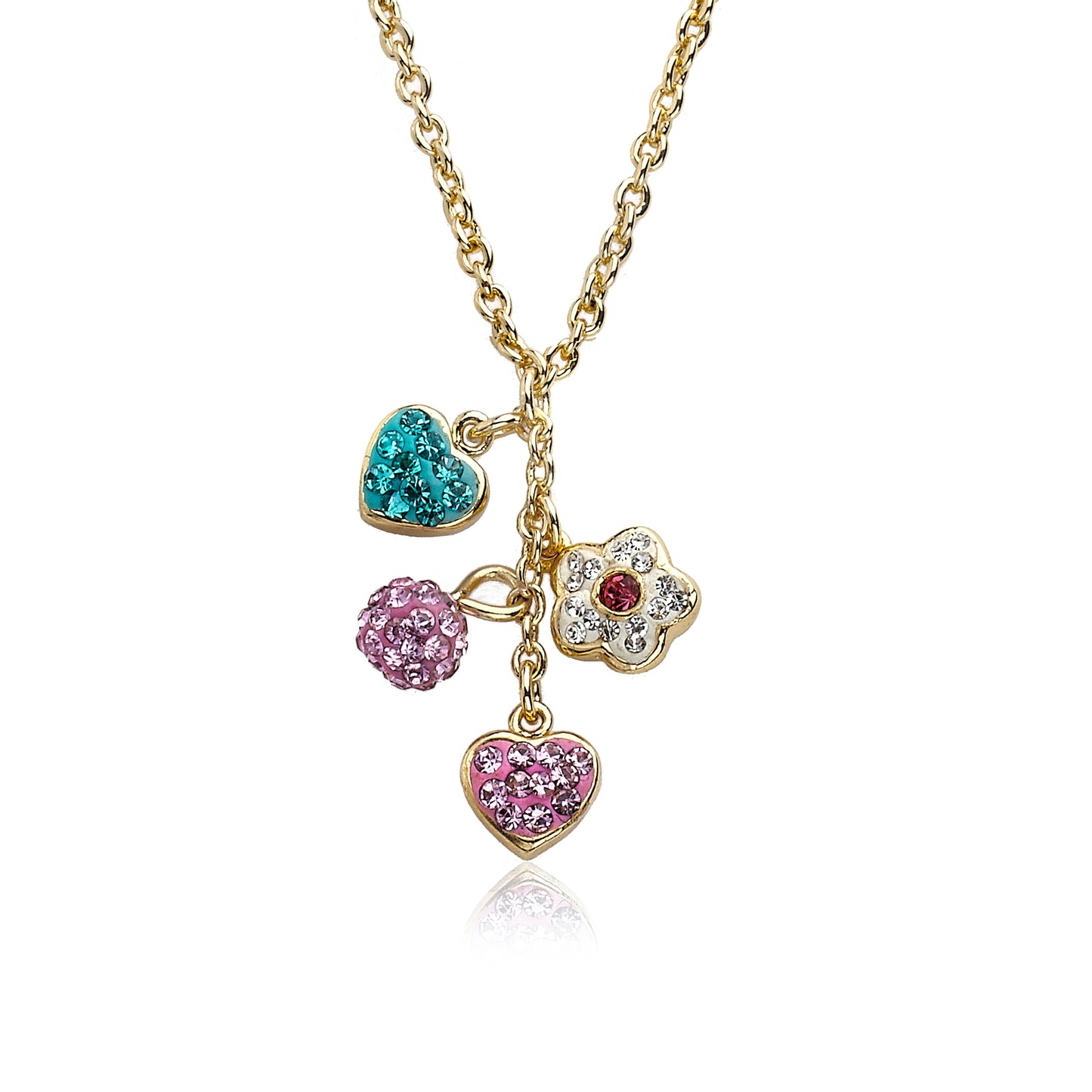 Crystal Cluster Chain Necklace