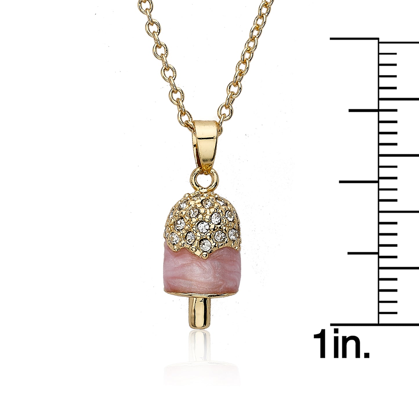 Crystal Ice Cream Necklace