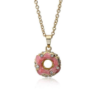 Crystal Donut Necklace