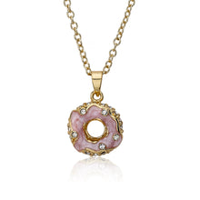 Crystal Donut Necklace