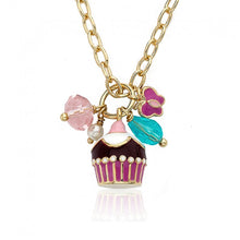 Cupcake Cluster Charm Necklace