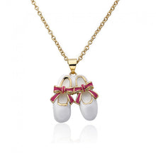 Ballet Shoe Bow Necklace