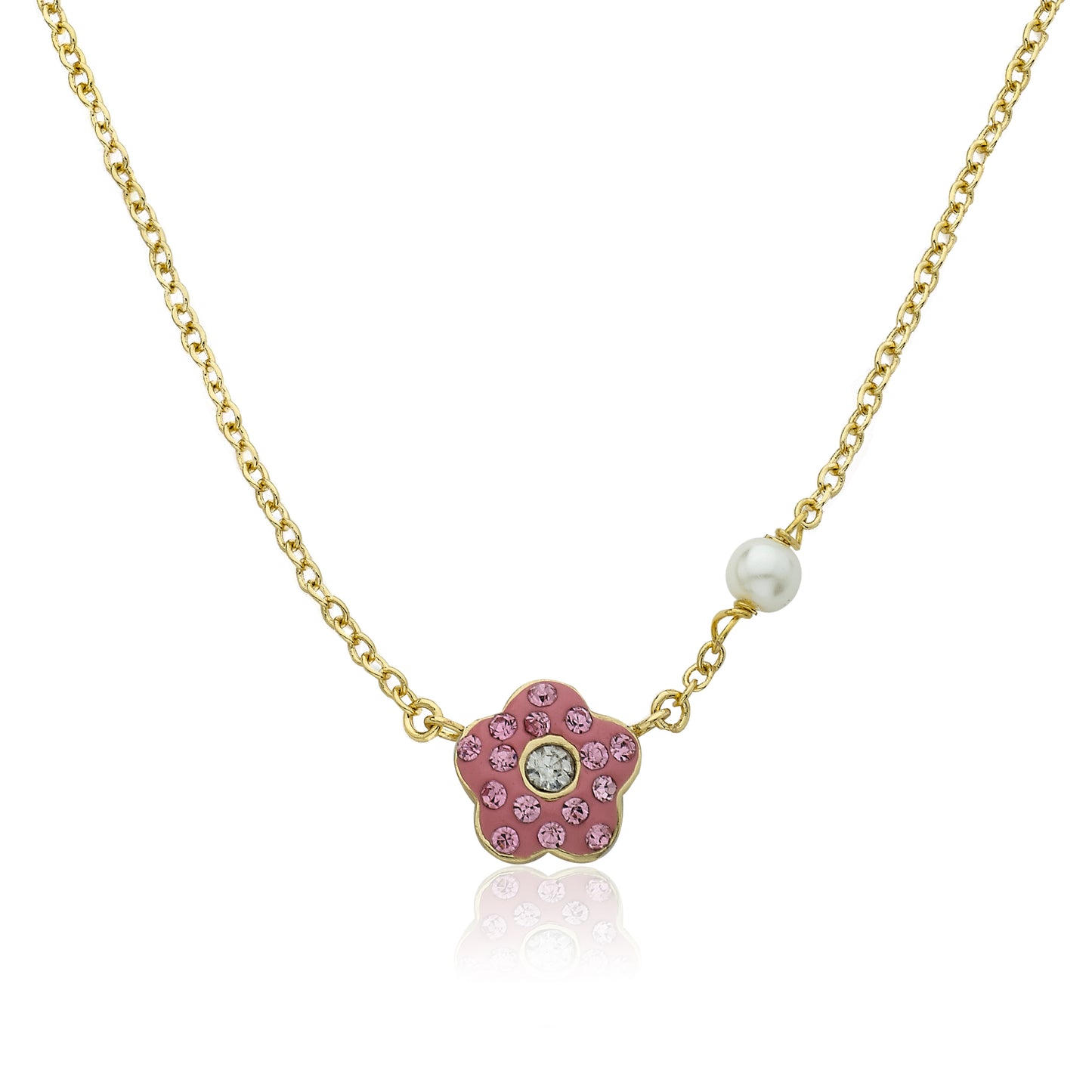 Crystal Flower Necklace