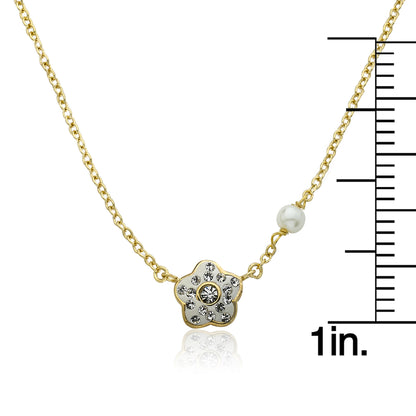 Crystal Flower Necklace