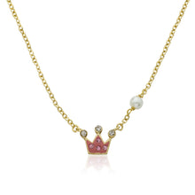 Crystal Crown Necklace