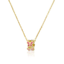 Enamel Butterfly Necklace