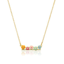 Flower Bar Necklace