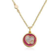 Enamel Heart Necklace