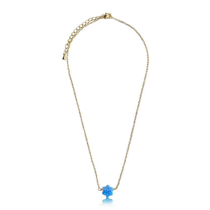 Glitter Girl Flower Necklace