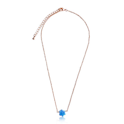 Glitter Girl Flower Necklace