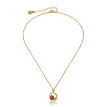 Enamel Flower Chain Necklace