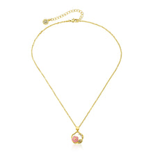 Enamel Flower Chain Necklace