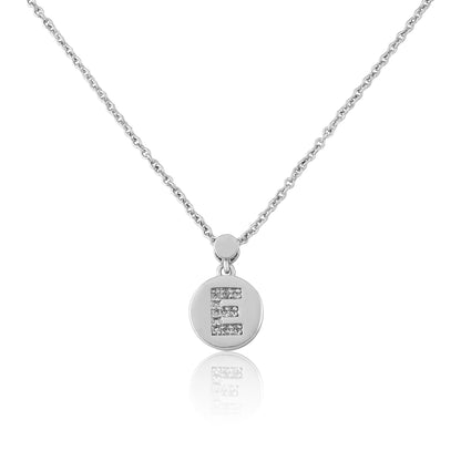 LMTS Classic! Initial Disc Pendant Necklace