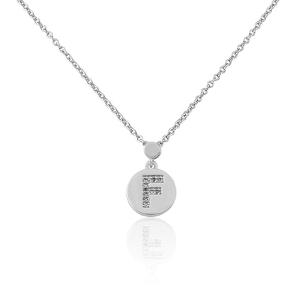 LMTS Classic! Initial Disc Pendant Necklace