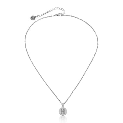 LMTS Classic! Initial Disc Pendant Necklace