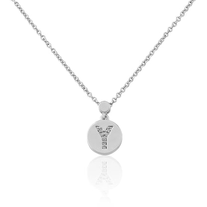 LMTS Classic! Initial Disc Pendant Necklace