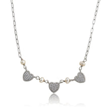 Micro Pave Heart Necklace