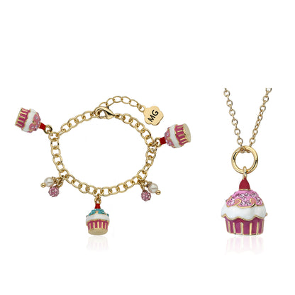 Cupcake Charm Bracelet